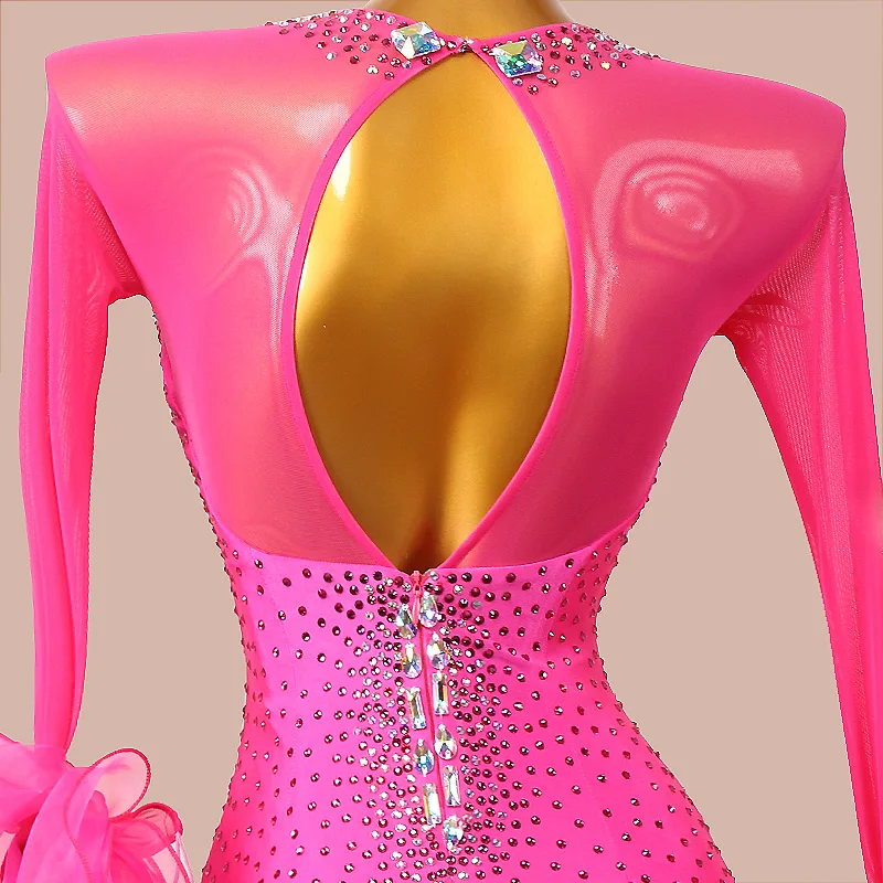 Modern Dance Dress Standard Ballroom Dance Dress Women Tango Dress Waltz Competition Performance Costumes Ballroom Dress