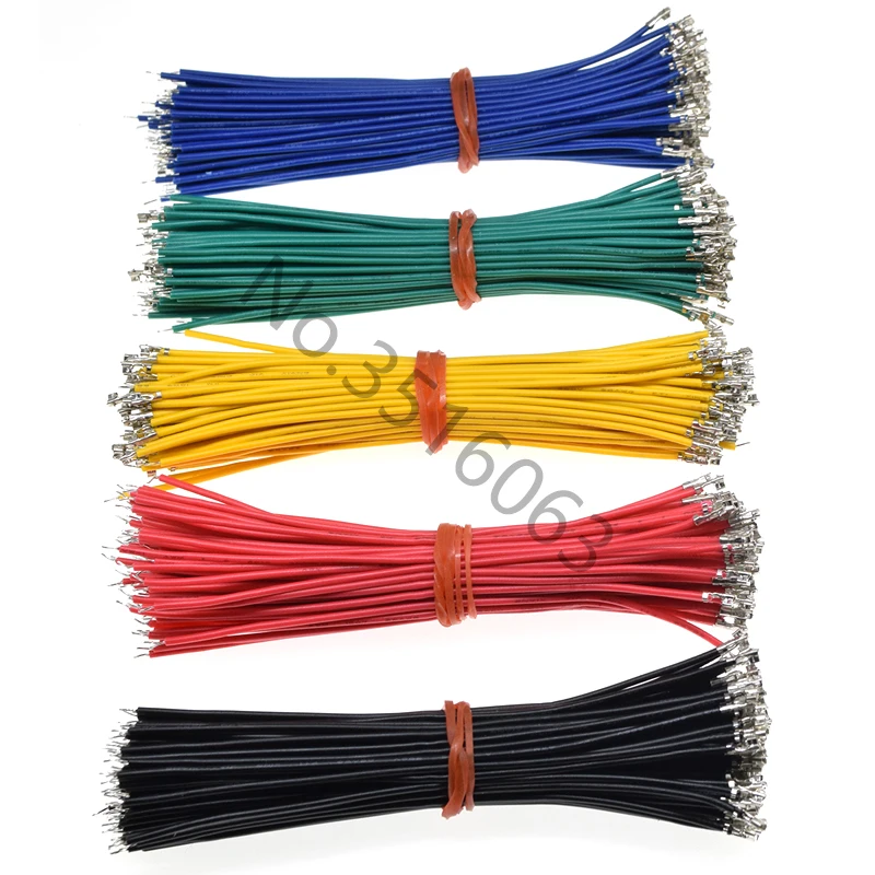 100Pcs Single/Double Header Wire With Terminal 1.0/1.25/1.5/2.0/2.54mm Sh/Jst/Zh/Ph/Xh/Dupont Male Female Plug Housing Connector