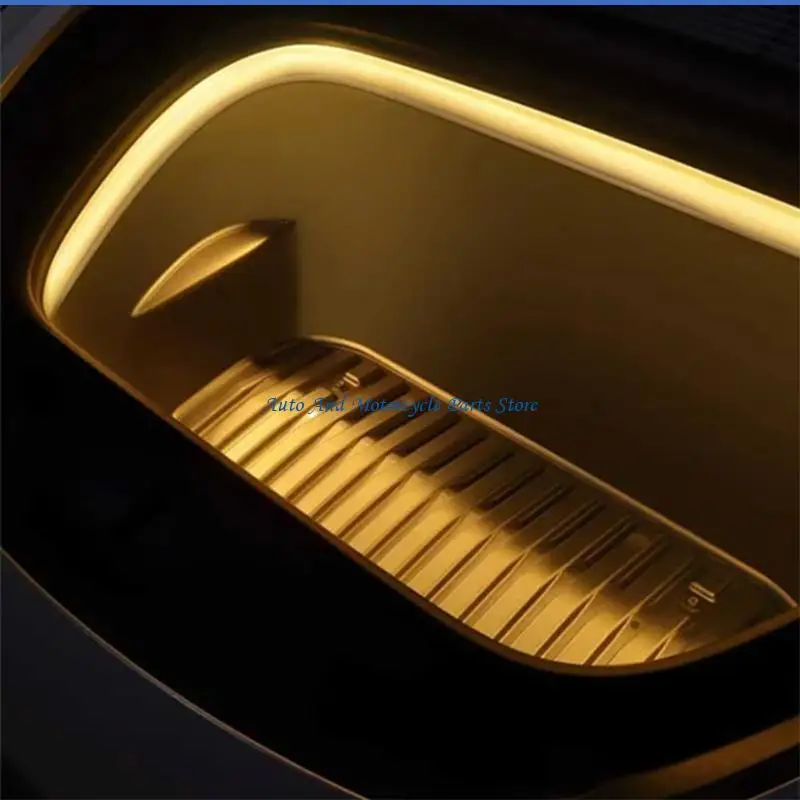 P9FD Front Trunk Accent Light for 3/Y with Flexible Silicone Light Bar, 12V Wiring Harness, and Daily Access Lighting