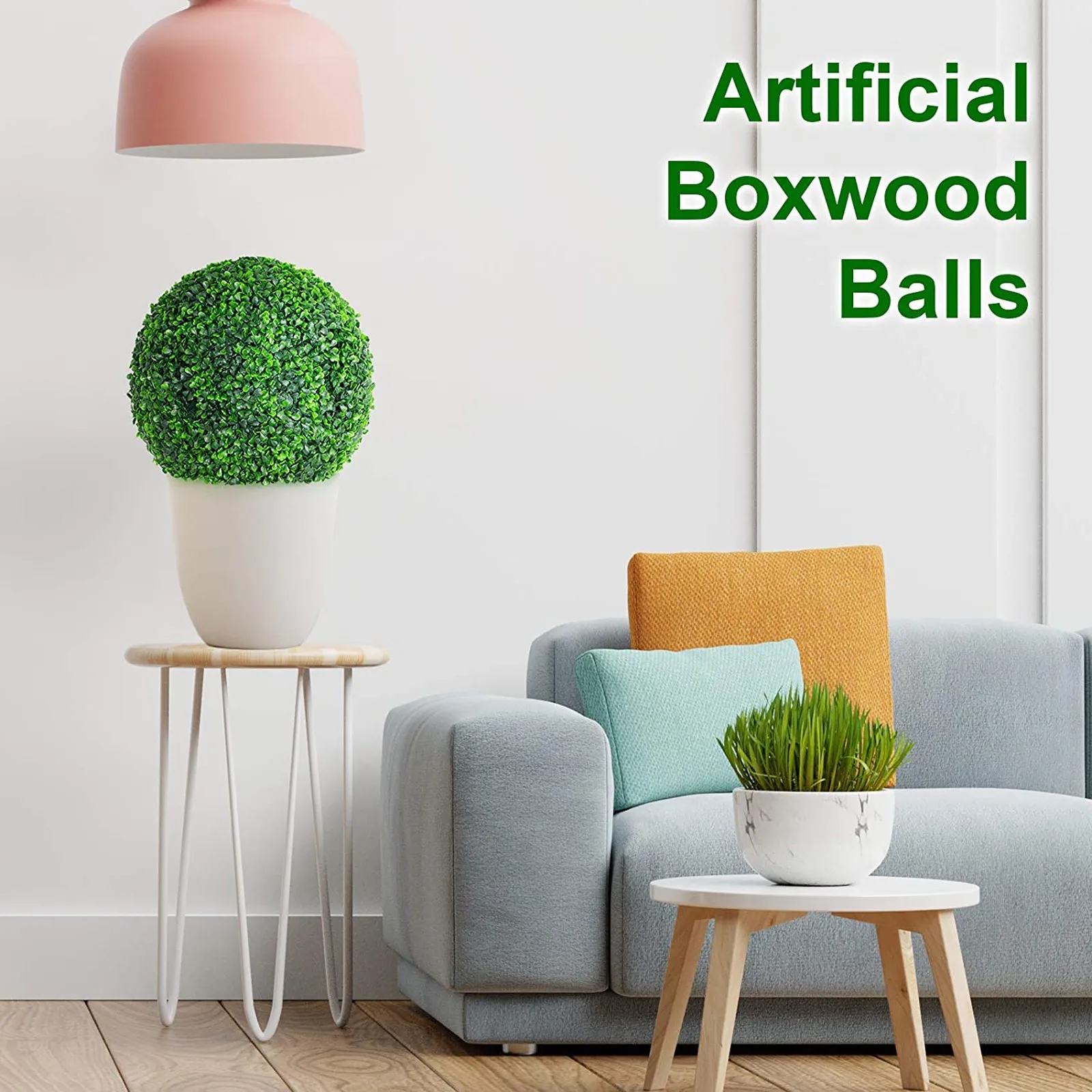 Artificial Plant Topiary Ball For Garden Wedding Outdoor Fashion Beautiful Flower Pot Decor Living Room Bedroom Home Daily Decor