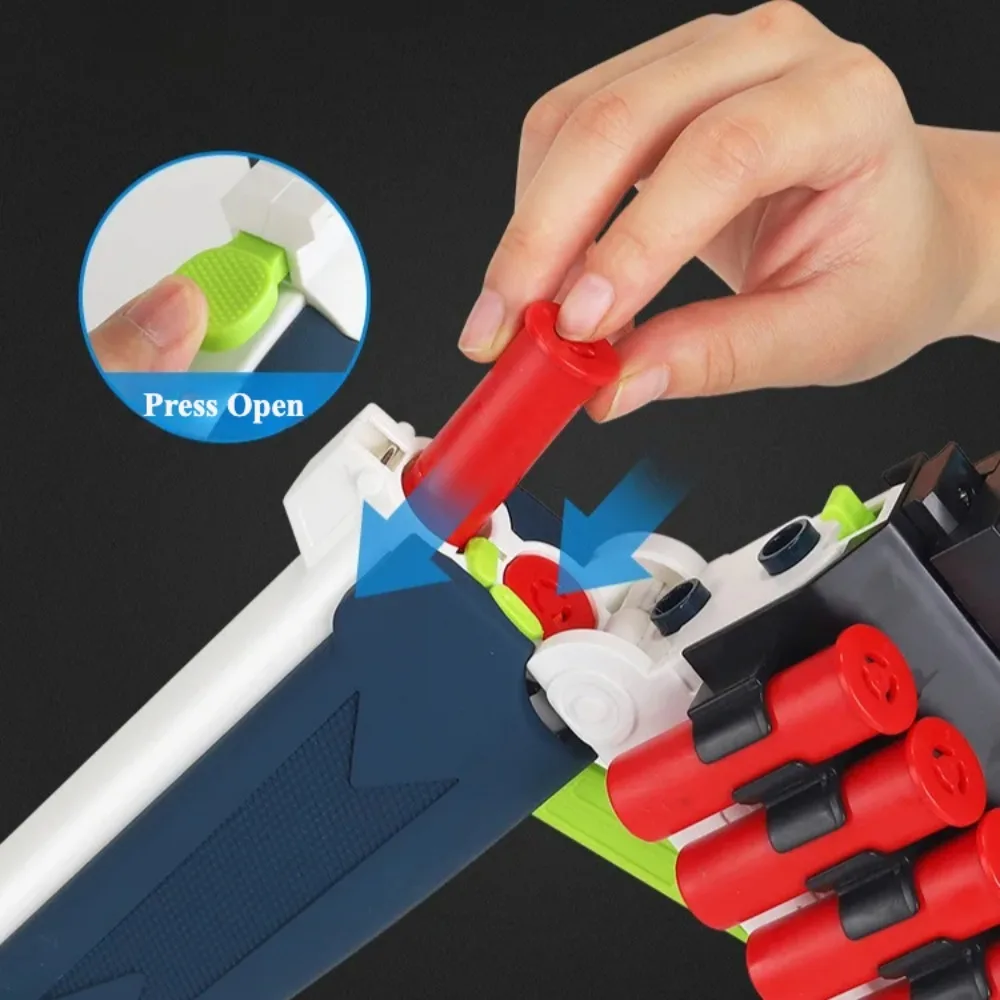 Leere Schale zum Auswerfen von Schrotflinten, Spielzeug, Outdoor-Schießspiele, Geschenke mit 40, weichen Kugeln, 6 Schalen für Weihnachten, Halloween, Geburtstag