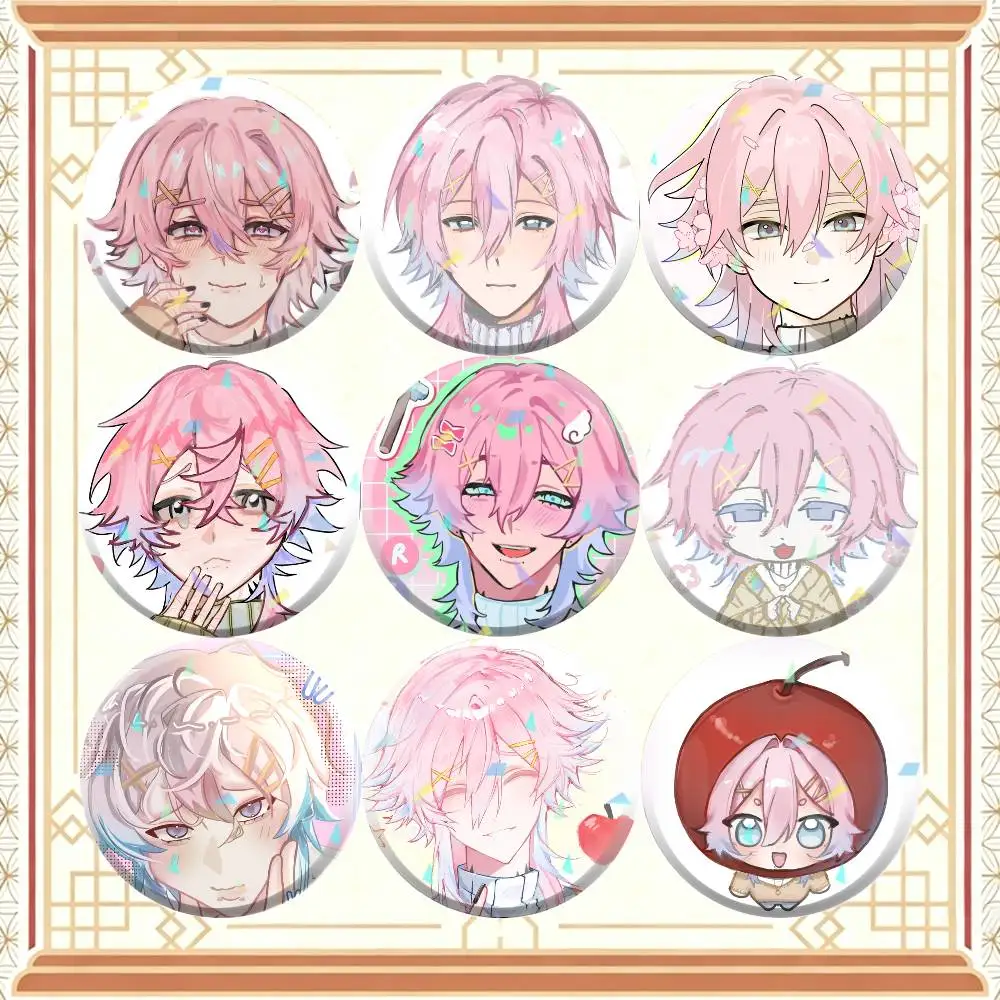14 Days With You Ren 32/44/58mm Handmade Pins Round Brooch Badge Backpacks Clothes Jewelry Gifts