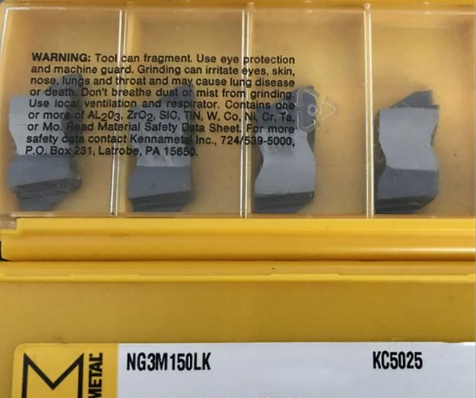 KENNAMETAL NG3M150LK KC5025 CNC turning tool blade carbide inserts High-Quality Precision Cutting Tools 10Pcs