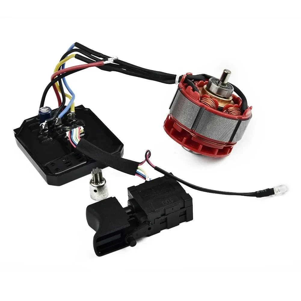 

For Dayi 2106/161/169 Electric Wrench Brushless Motor Assembly A Set Motor Control Panel Switch Gear Power Tools Accessories