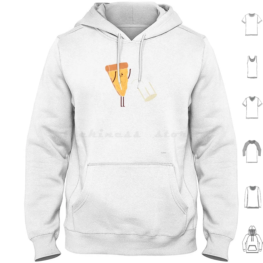 Table Flip Hoodies Long Sleeve Pizza Funny Angry Meme Cute Food Table Flipping Teo Zirinis Handsoffmydinosaur Hands