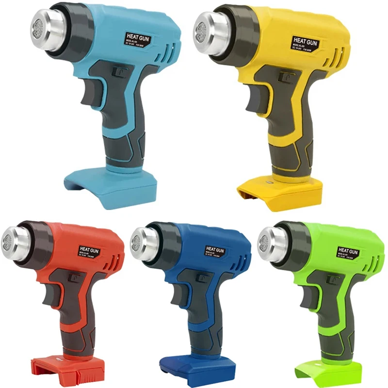 

For Makita/Dewalt/Milwaukee/Bosch/Black Decker 18V 20V Li-ion Battery Cordless Heat Gun Handheld Electric Heat Gun with 4 Nozzle