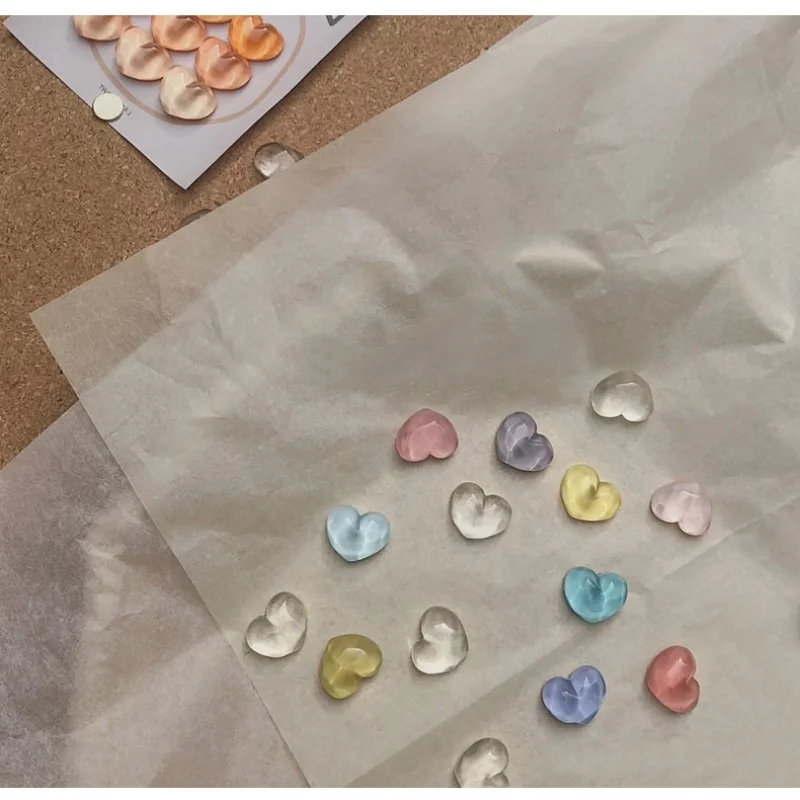 40Pcs Transparent Glas Nail art Display Bär Liebe Stern Für Zeigt Gel Polnischen Designs Maniküre Werkzeuge Nagel Farbe Bord Tipps karte