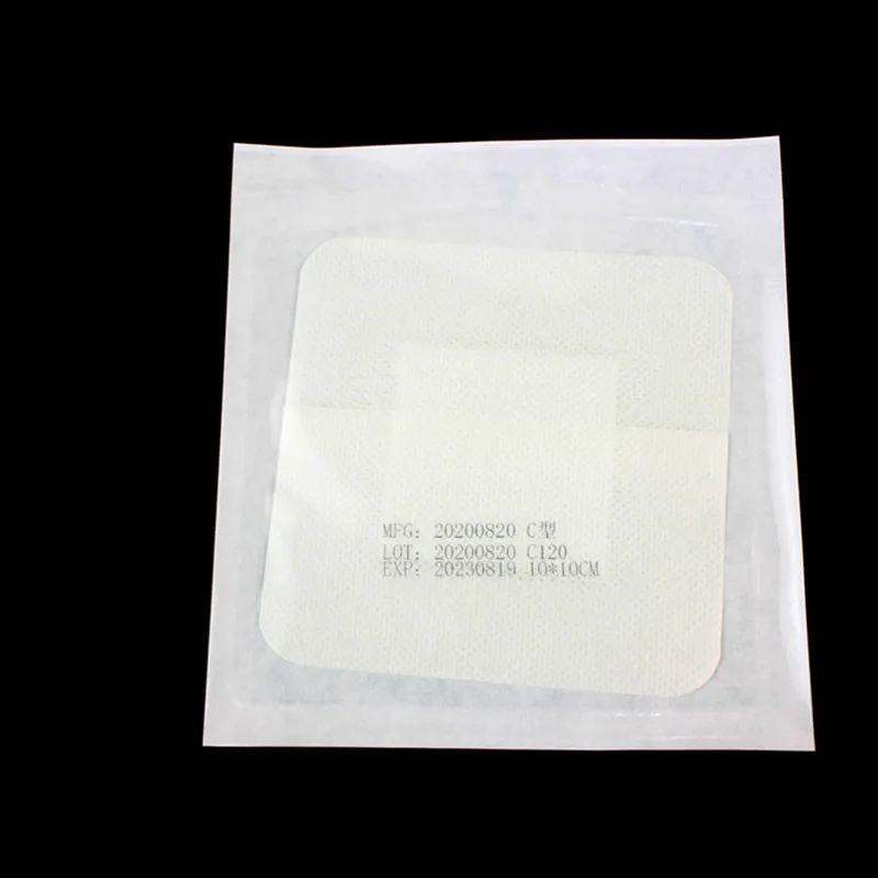40 pcs/ lot Sterile Gauze dressing non-woven fabric self-adhesive dresser large wound disposable Chest Patch band aid medical