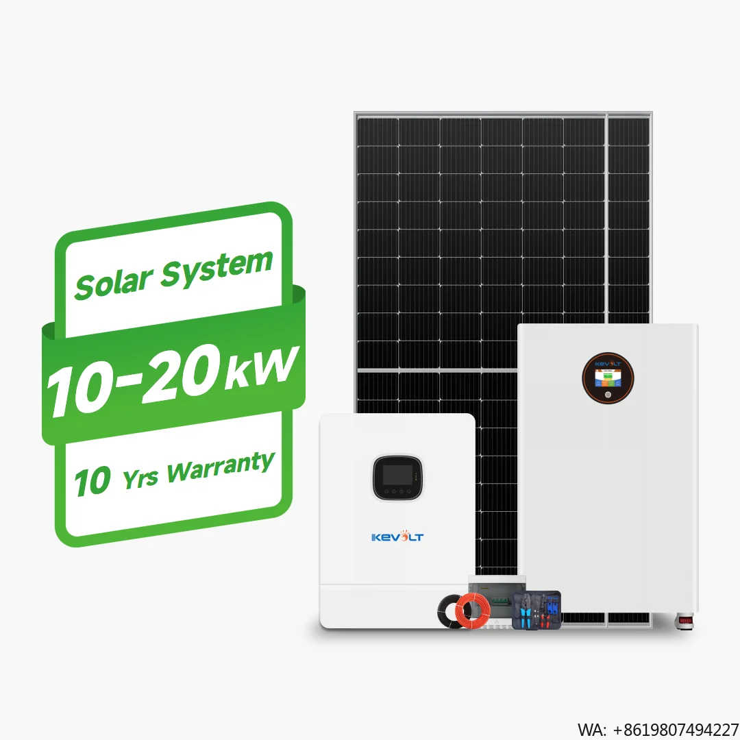 10-40kW Offgrid Solar Power System 10kWh 20kWh 50kWh Battery Panneau Solaire Kit Complet
