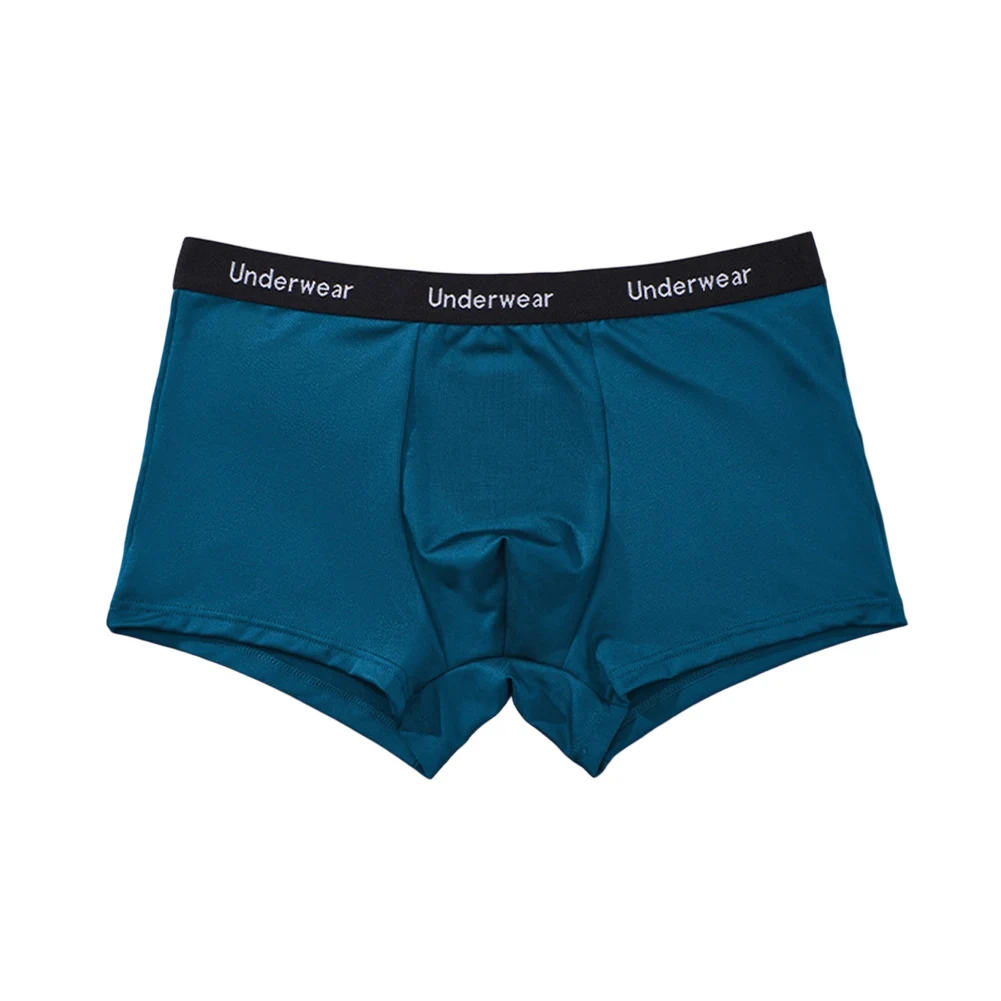 Men Breathable Soft Briefs Boxer Shorts Underwear U Pouch Lingerie Ultra Hot Trunks Elastic Flat Angle Panties Men's Clothing