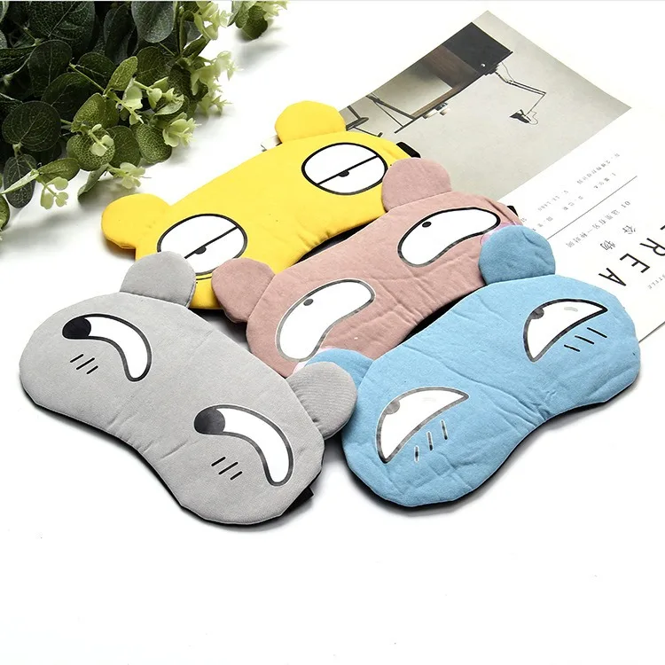2026 New Sleep Eye Mask Plush Eye Cover Kids Sleeping Mask Winter Cartoon Travel Rest Eye band Blindfolds Sleep Aid Eyepatch