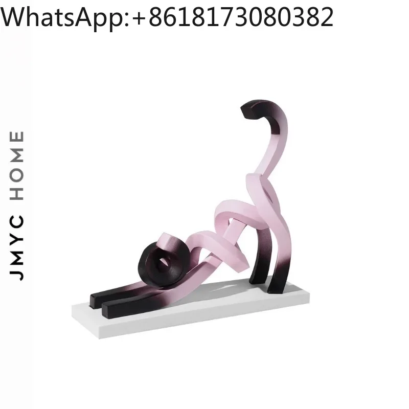 

Minimalist cartoon abstract animal cat doll decoration creative home foyer children's room tabletop decoration