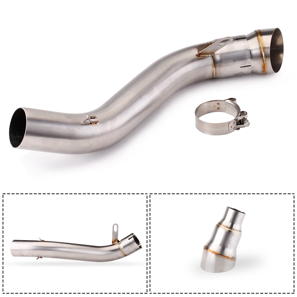 

650F CB650F Suitable Racing Performance Stainless Steel Exhaust Link Mid Section 2014-2018 for CBR650R