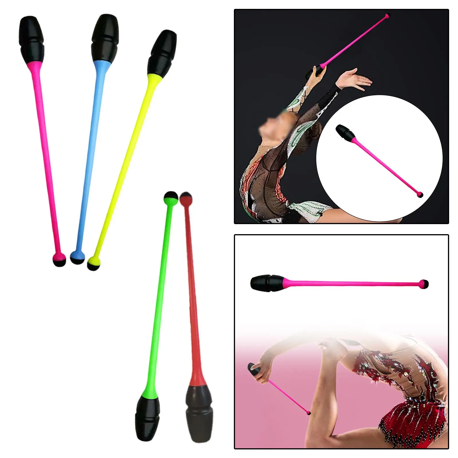 Artistic Gymnastics Stick Rhythmic Gymnastics Bar Training Equipment for Competition Gymnasiums Classroom Projects Studios Kids