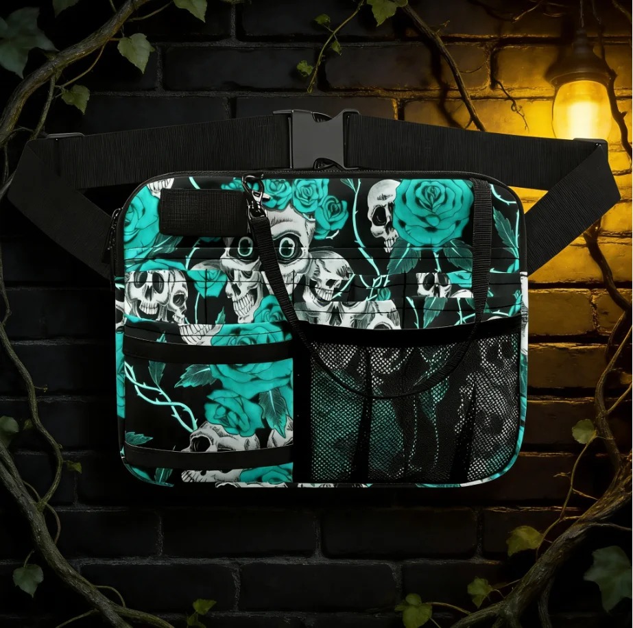 

Cute Nurse Figure Waist Bag, Medical Pattern Belt Bag, Adjustable Organizer for Nurses