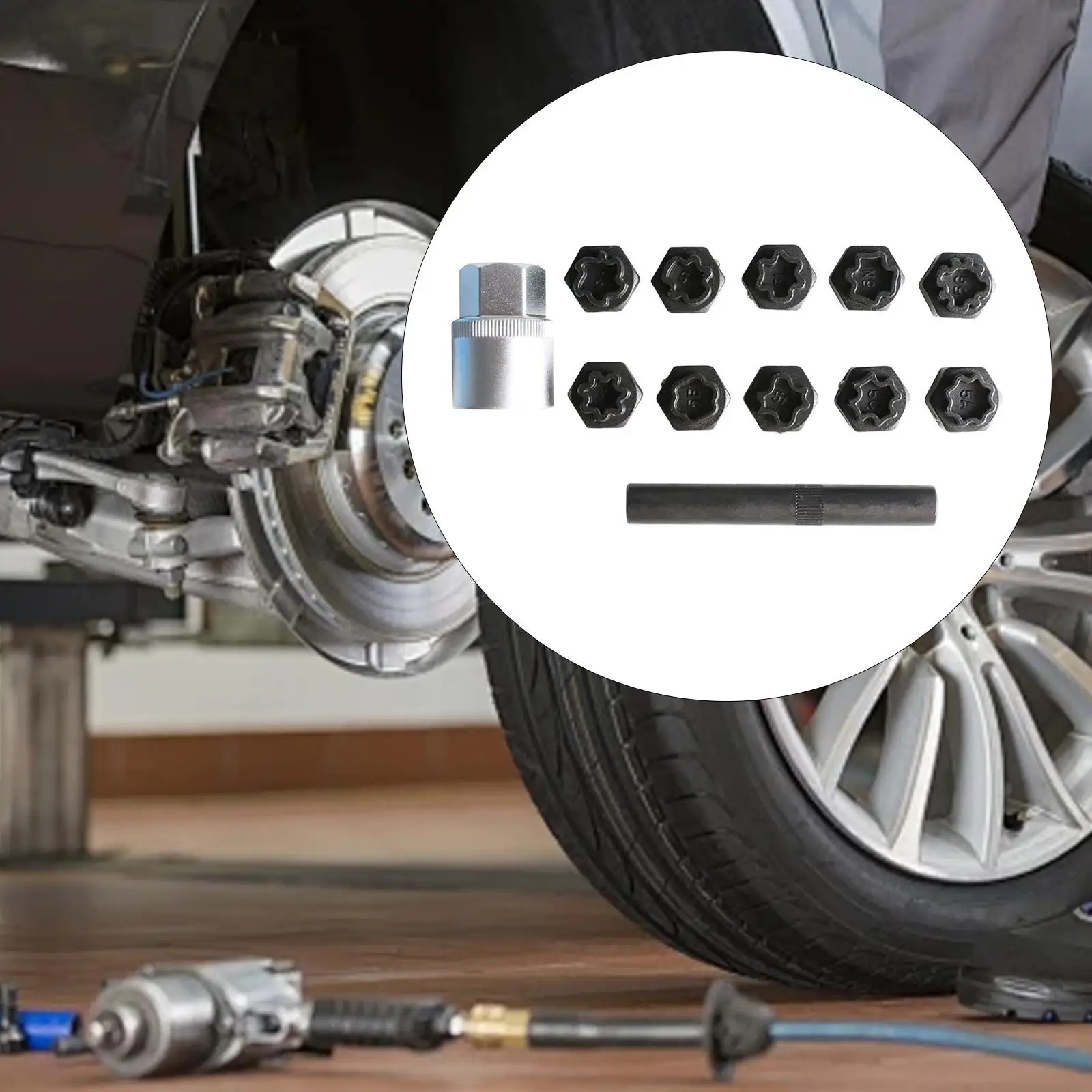 

Wheel Locking Nut Key Kit Anti Theft for Mercedes-benz B-class A-class