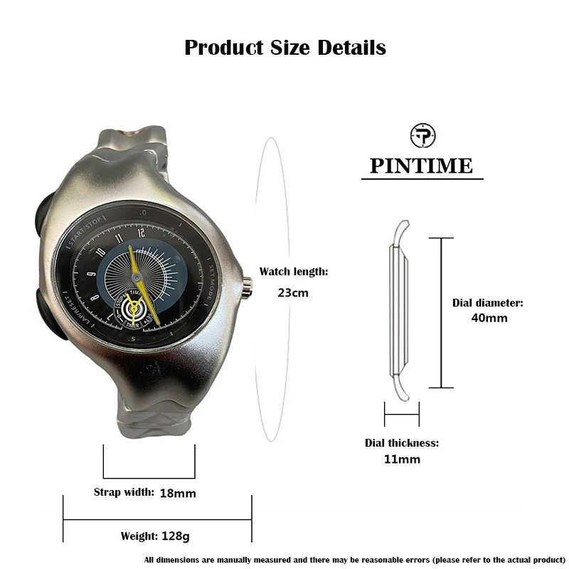 Y2k Medieval Old Style Melt Twist Watch Men Unique Alien Creative Design Steel Waterpoof High Quality Style Fashion Quartz Watch