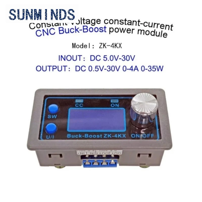 1 قطعة ZK-4KX تيار مستمر تيار مستمر باك دفعة محول CC CV 0.5-30 فولت 4A 5 فولت 6 فولت 12 فولت 24 فولت وحدة الطاقة قابل للتعديل ينظم مختبر إمدادات الطاقة