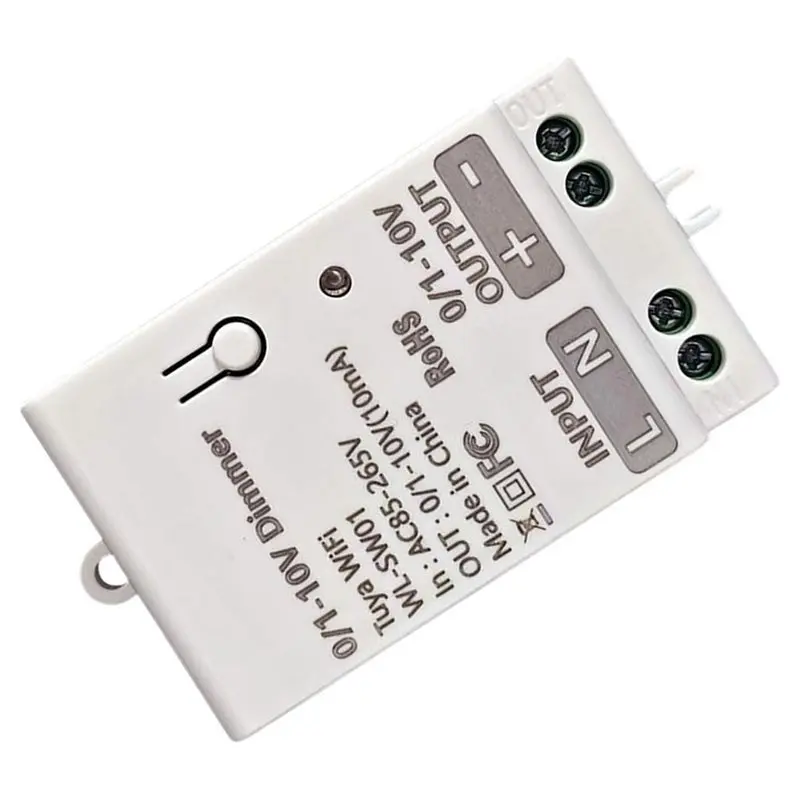 ABVT-Tuya Smart Wifi Dimmer Controller 0-10V Dimming, DIY Home Automation Relay Breaker Module