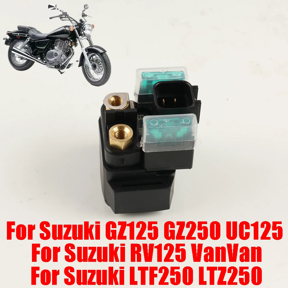 Relé Solenoide de Arranque para Motocicleta Suzuki GZ125 GZ250 Marauder 250 125 RV125 VanVan UC125 Ozark 250 Quad Runner LTF250 LTZ250