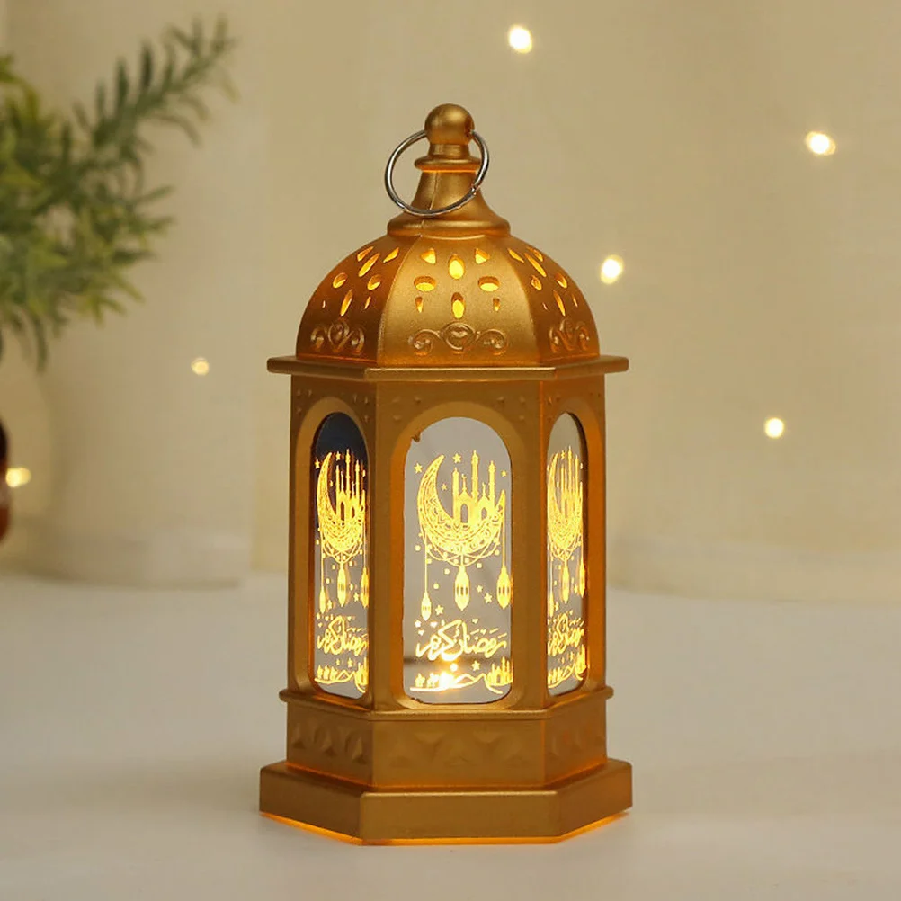 

2Pcs Retro LED Lantern Vintage Lamp Decorative Home Lighting Soft Glow Flameless Lantern Desktop Decorative Light