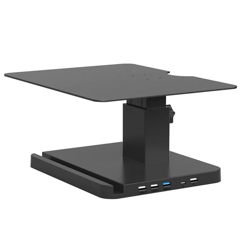 Computer Monitor Elevation Rack Lifting Height Adjustable USB Docking Station Multifunctional Base