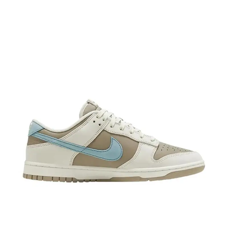 Nike Dunk Men's and Women's Brown Blue Anti-slip Wear-resistant  Comfortable Anti-slip Wear-resistant Lightweight Board Shoes