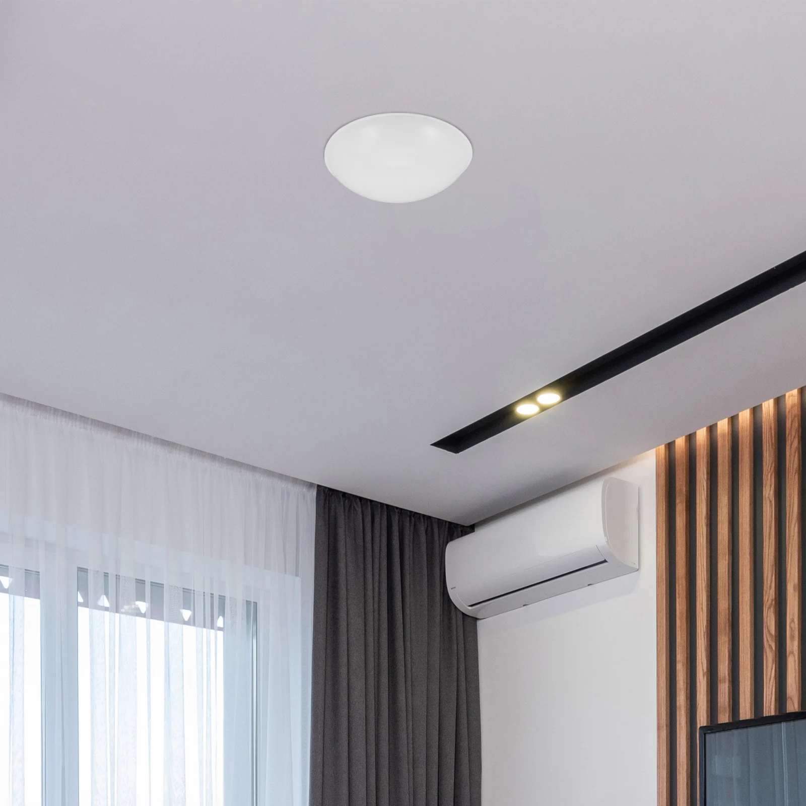 

Sturdy Ceiling Light Cover Easy Install Elegant Lampshade Bedroom Living Room Office Recessed Light Covers Durable Plastic