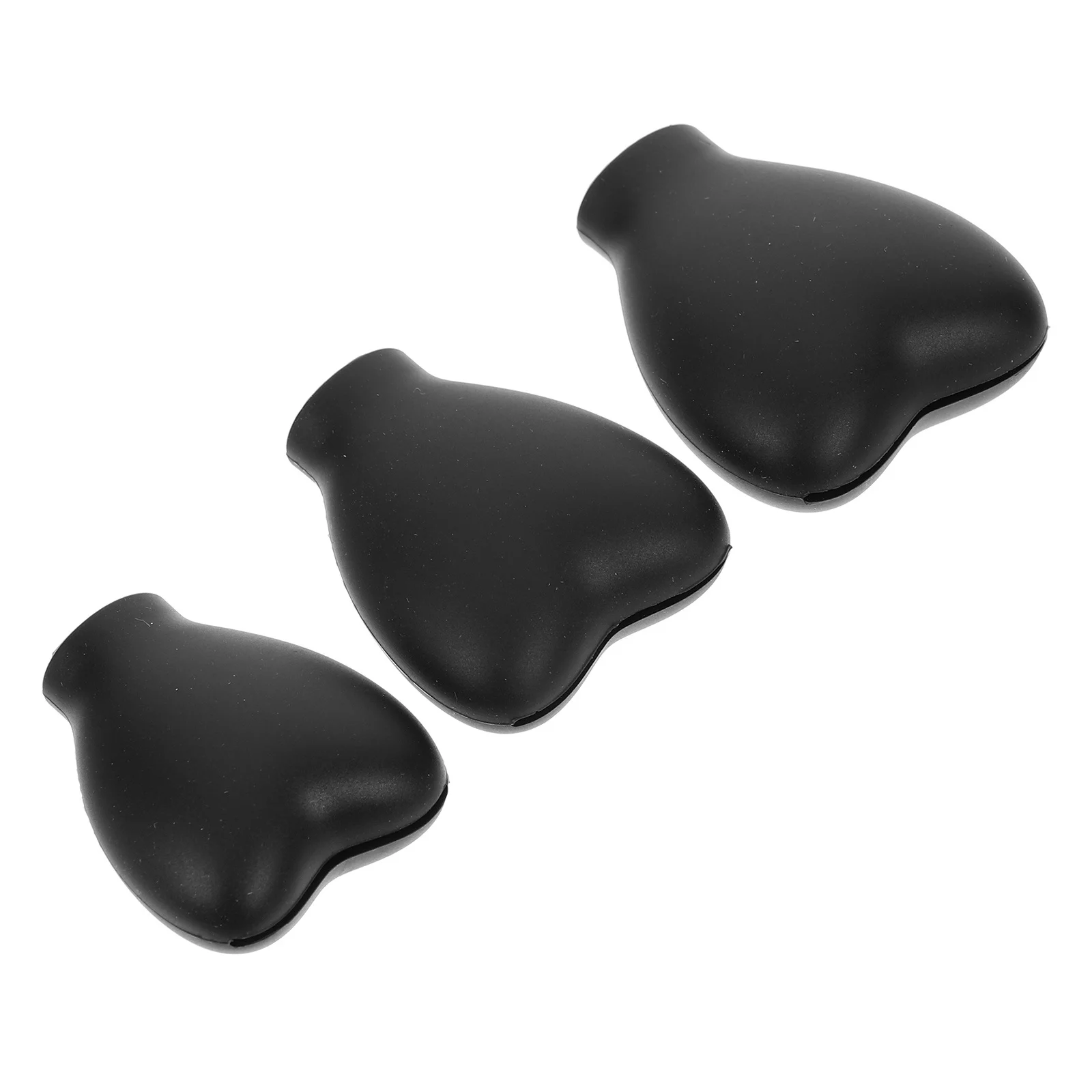 

3Pcs Brush Head Covers Silicone Makeup Protective Caps Reusable Convenient for on-The-Go Brush Maintenance Cover