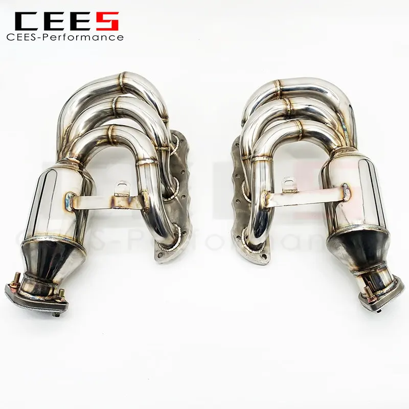 

CEES Exhaust Manifold for Porsche Cayman 987.2 2.7/2.9/3.4L 2008-2012 with Catalyst Downpipe Tuning Performance Headers SS304