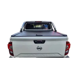 High Quality Manual Retractable Roller Lid Shutter hard aluminum Tonneau Cover for Nissan Navara NP300 Frontier modification