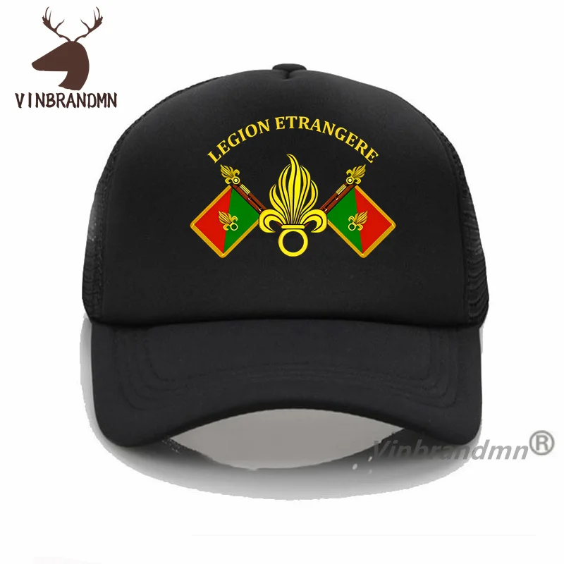 France Legion Etrangere Honneur Fidelite French Foreign Legion Baseball Caps Casual 100% Cotton Summer Bucket Hat Fishing Hats