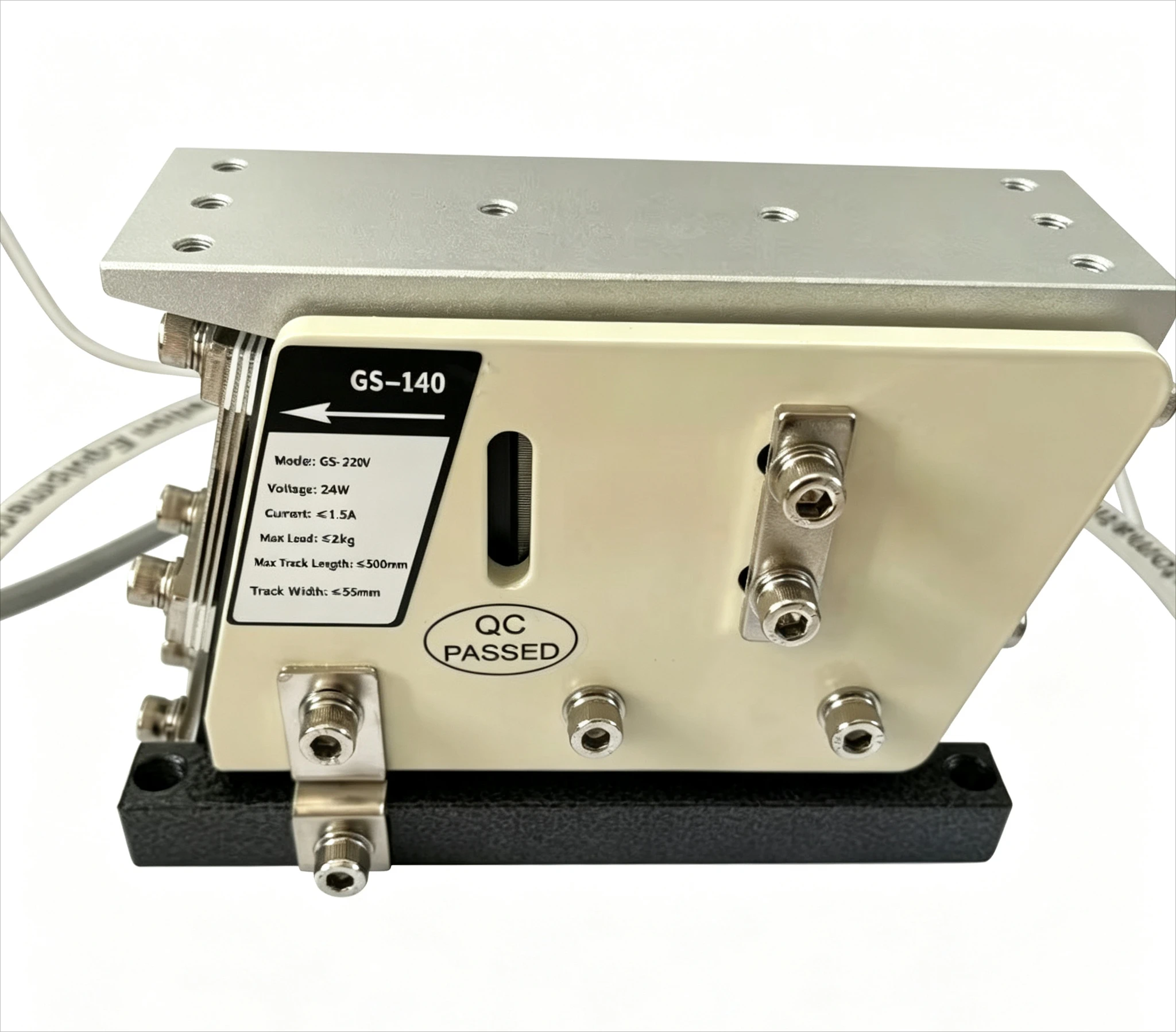 GS-120Q Precision 220V 10W Electromagnetic Linear Vibrating Feeder Precision Vibration Conveyor for Automated Small Parts