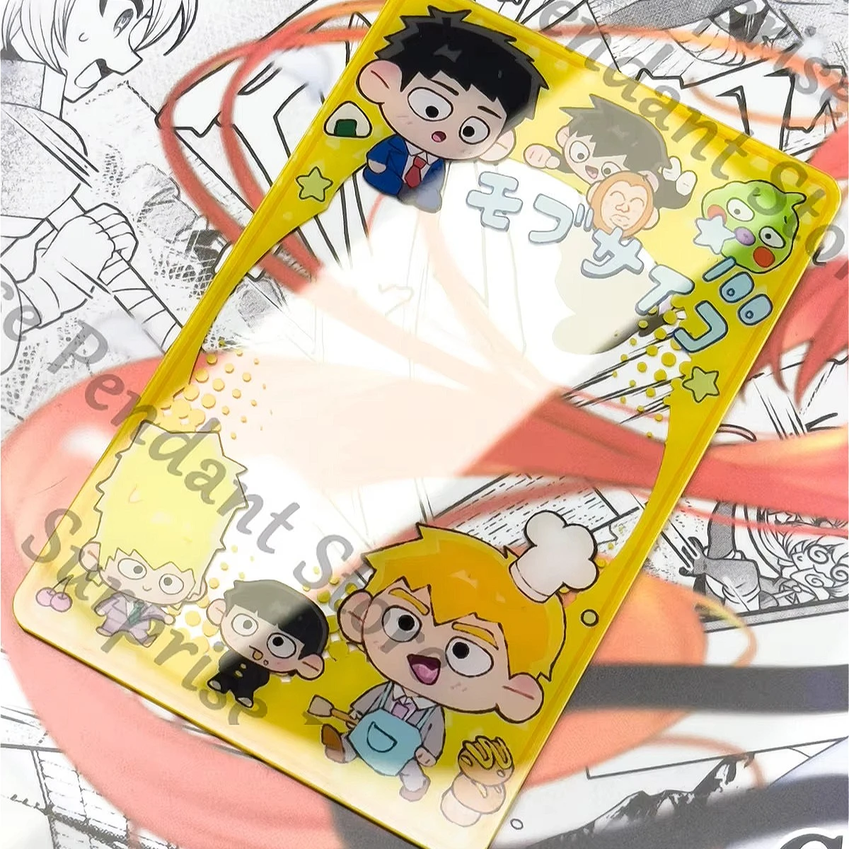 

Anime Mob Psycho 100 Kageyama Shigeo Reigen Arataka Dimple Hanazawa Teruki Mobu Saiko Hyaku Cosplay Card Acrylic Transcard Gift