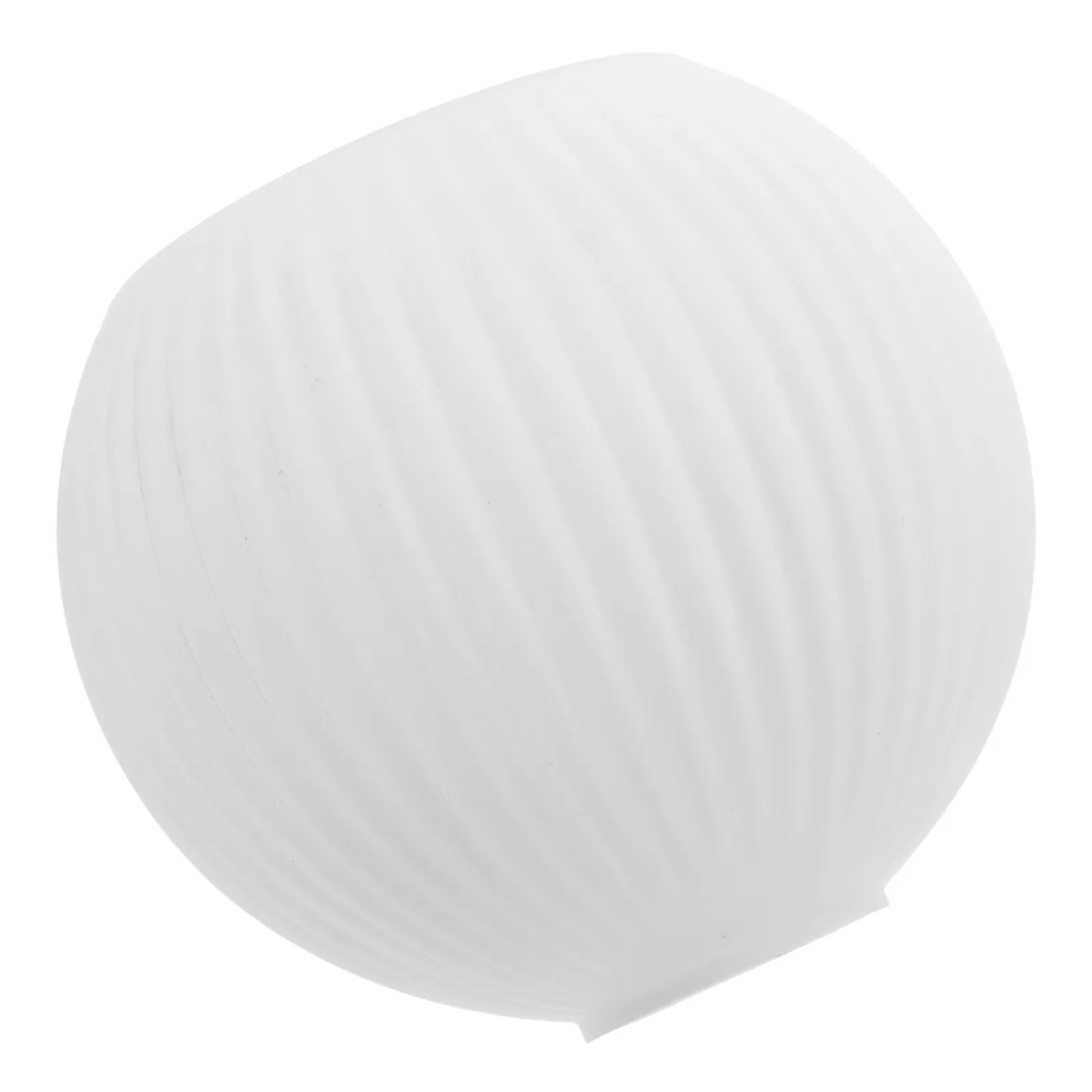 

Glass Globe Lamp Shade White Striped Flat Mouth Round Milky Replacement Hanging Ceiling Light Fixture Pendant Covers Living Room