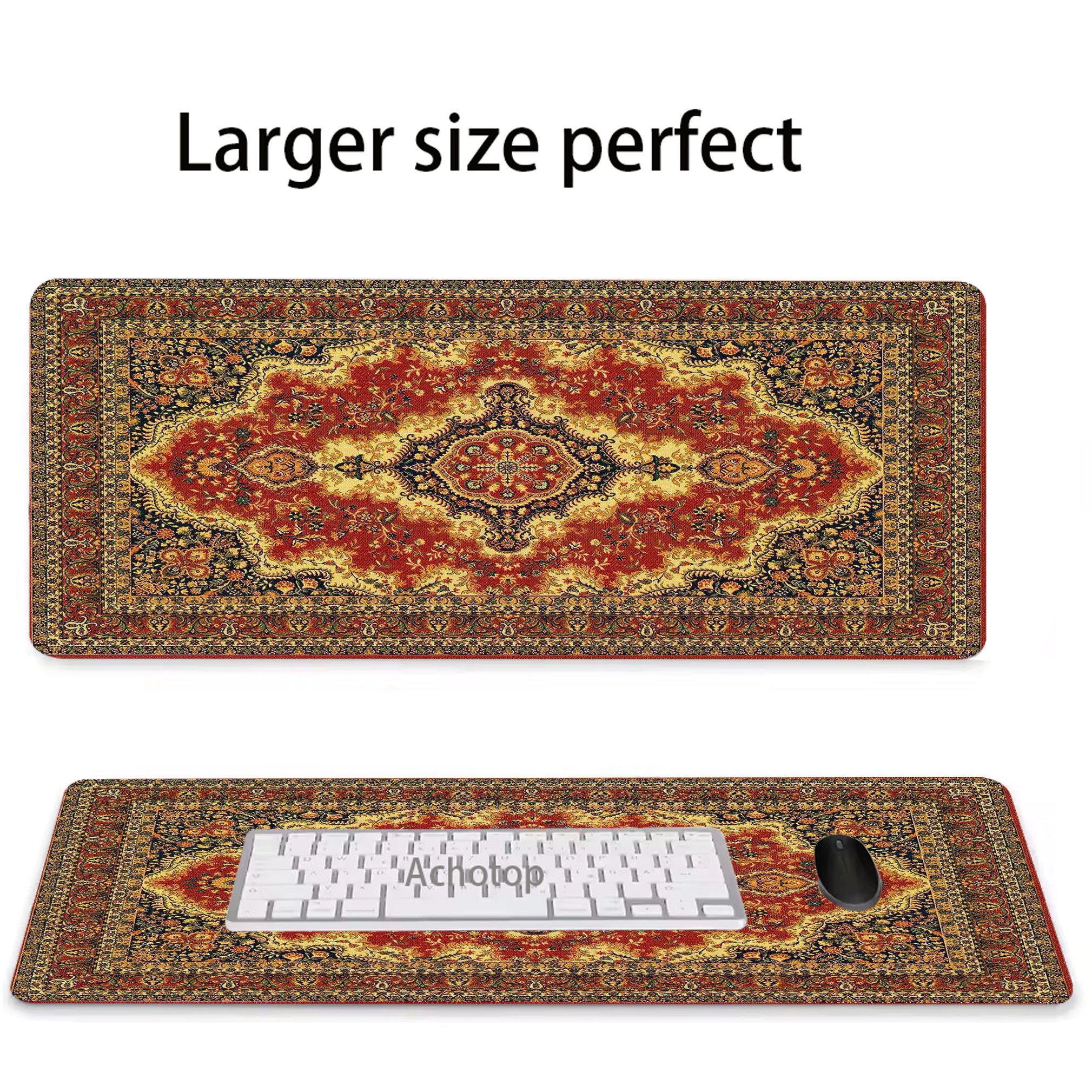 

Persian Mysterious Mouse Pad Gaming Setup Accessories Mousepad Anti-slip Desk Mat Locking Edge Mouse Pads Notebook Keyboard Mat