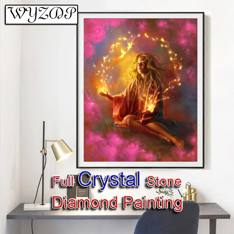 5D DIY Crystal Diamond Painting Buddhist Full Square Mosaic Embroidery Cross Stitch Gift Kits Diamond Art AB Home Decor 230817