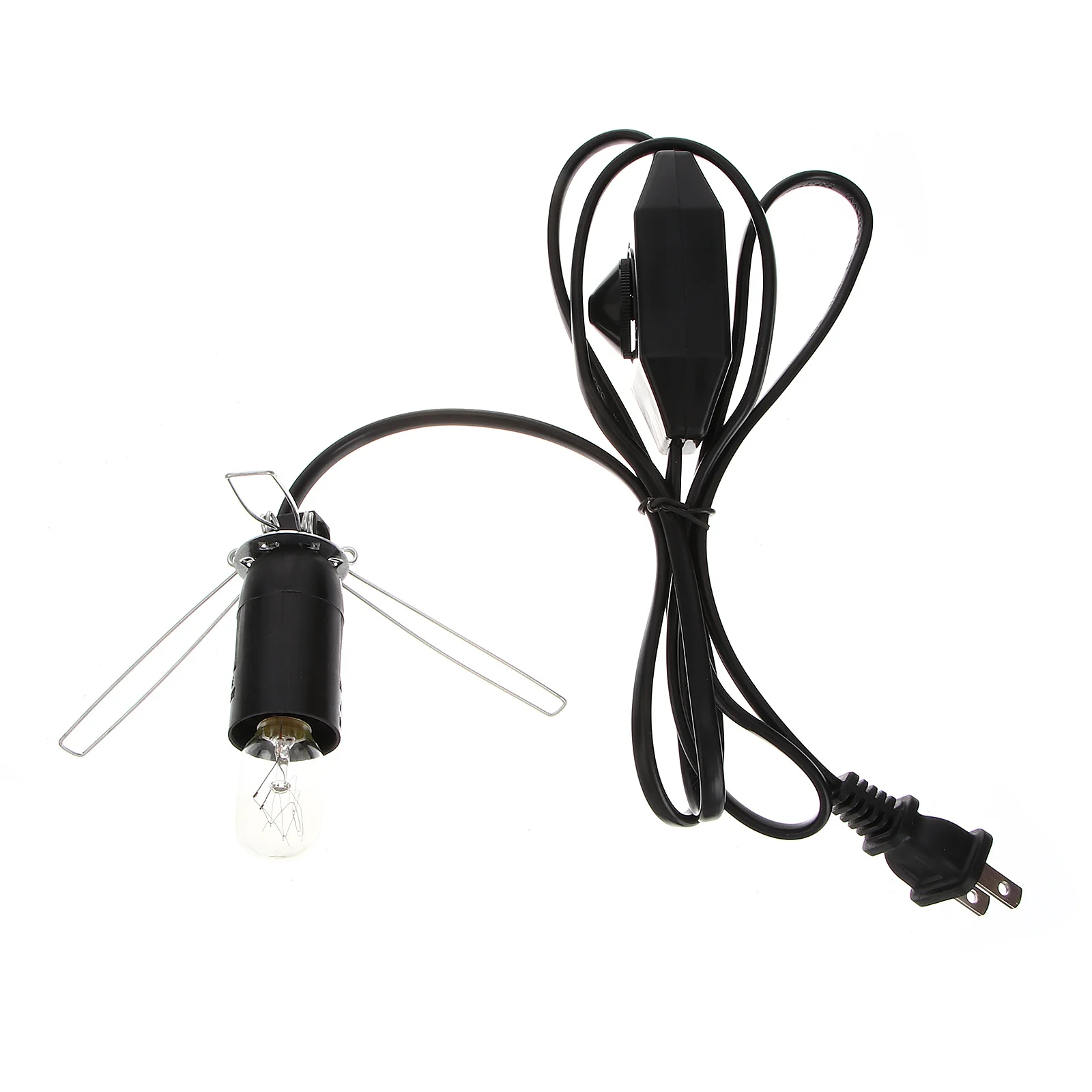 1pcs Rock Lamp Adapter Cord With Dimmer Switch For Salt Crystal Night Light Replacement Us Plug Butterfly Clip Design