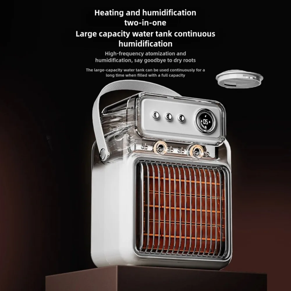 

The Warm Air Humidifier Can Simultaneously Heat and Humidify with Three Temperature Adjustments and A Five Hour Timer Function