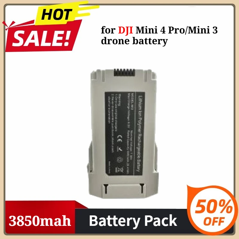 

3850mah for Mini 4 Pro/Mini 3 drone battery For Mini 4 Pro/Mini 3 intelligent flight battery plus capacity flight time 47minutes