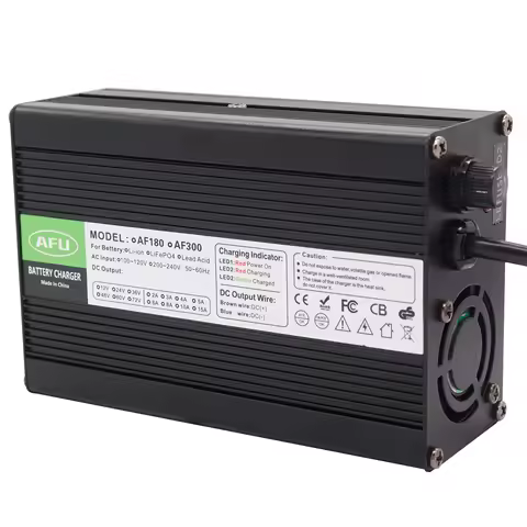 29.2V 10A LiFePO4 Battery Charger For 8S 25.6V 24V LiFePO4 Battery Pack Battery Smart Charger