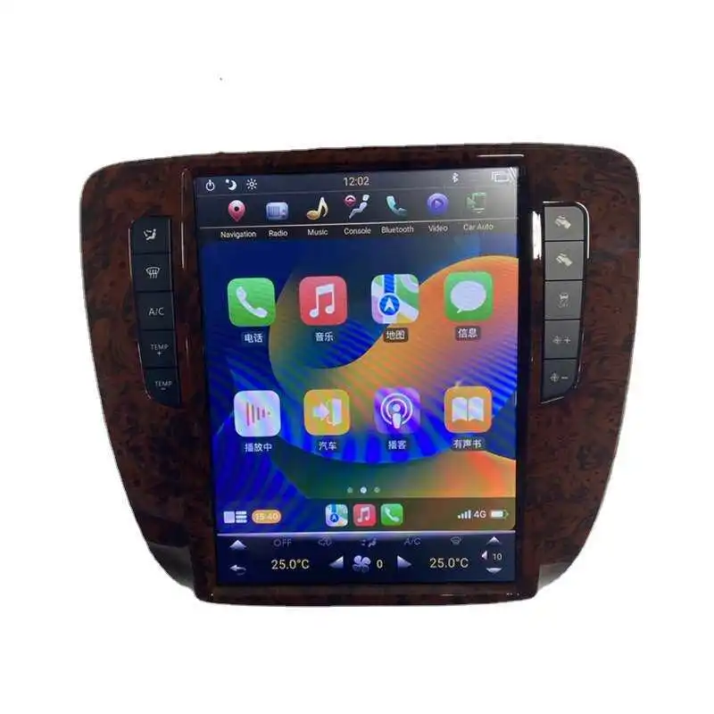 

Автомагнитола Android 13 с 13-дюймовым экраном для GMC Yukon, Silverado, Tahoe, Suburban 2007-2013, GPS-навигация, CarPlay, мультимедийный проигрыватель, головное устройство