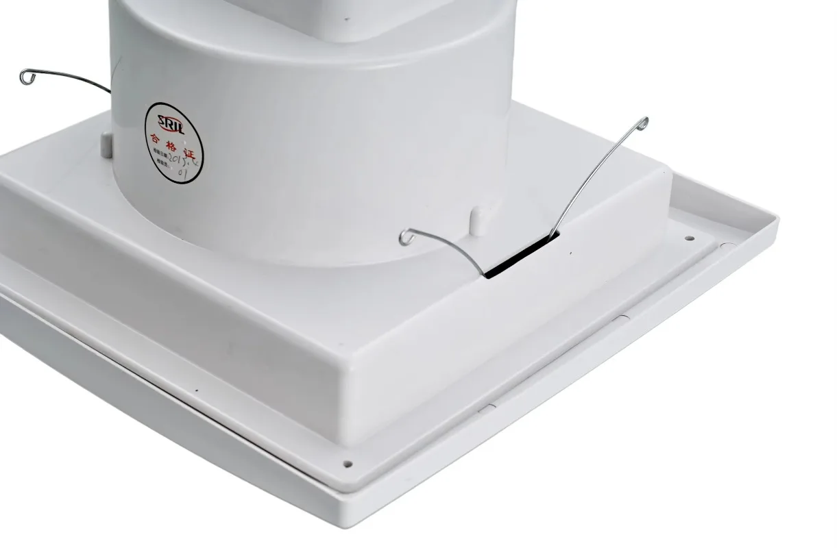 High Quality  Manufacturer 10 Inch Strong Wind Ceiling-Mounted 110V-220V White Exhaust Fan for Toilet Indoor Ventilation