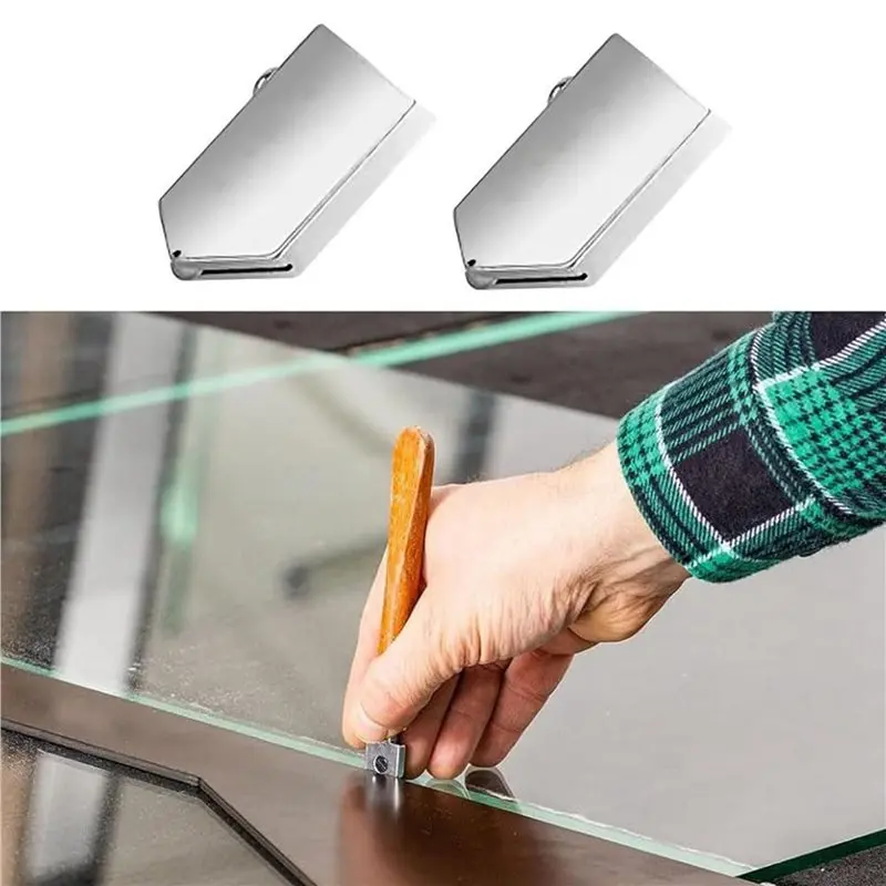 [NEWA08R】 For Glazing& Stained Glass Crafts 6 Pcs Carbide Glass Cutting Head Tools, 2-6Mm Wide Range-Lightweight Spares