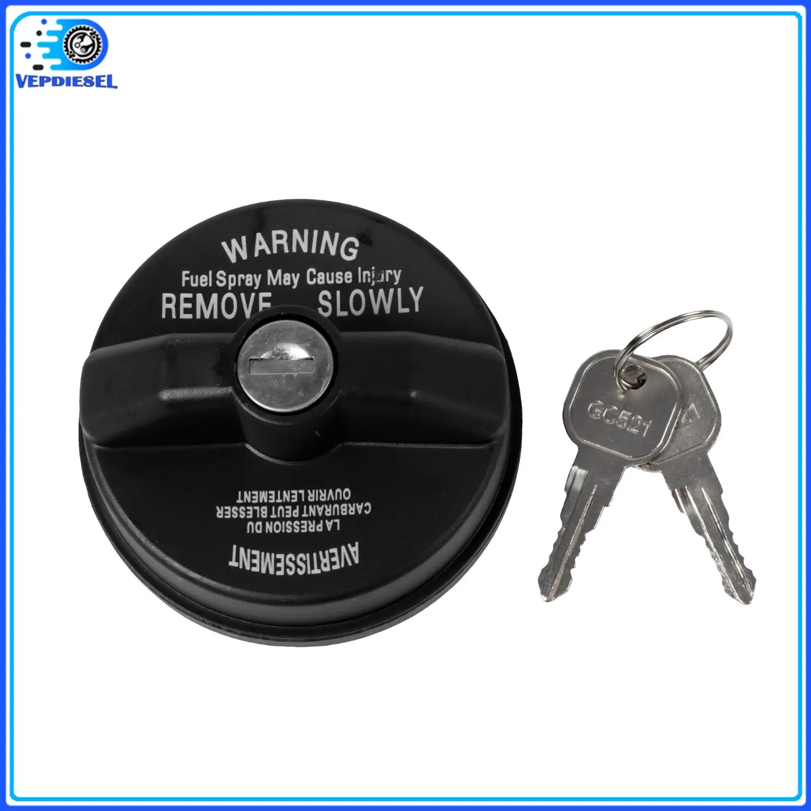 Tampa de Combustível 5278655AB 20968135 com 2 Chaves para Chrysler Pacifica 200 300 Jeep Gladiator Cherokee Dodge Dakota Ram 1500 3500