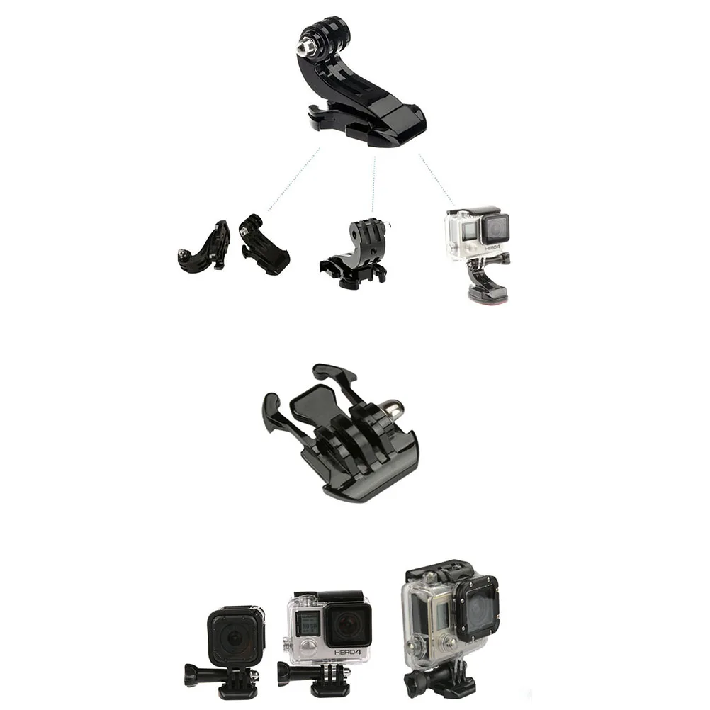 

Action Camera Accessories Kit Selfie Stick Plastic Standard Frame Black Sports Outdoor Case Sound Capture Quick Release