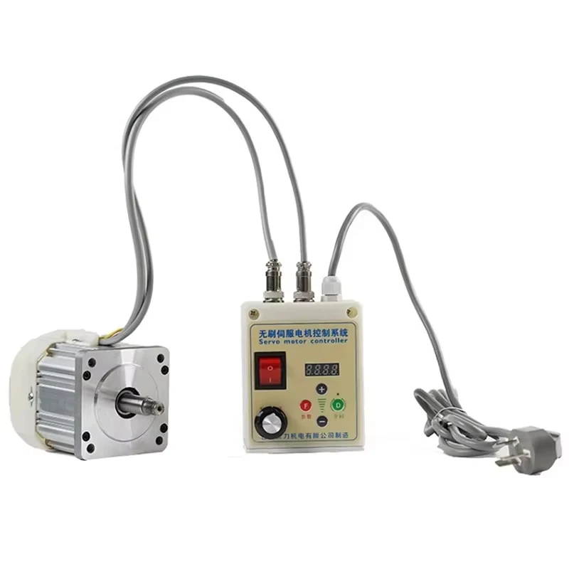 High-Power Permanent Magnet Brushless Motor Woodworking Lathe Machine Driver Controller System Kit for Belt-Powered Machines