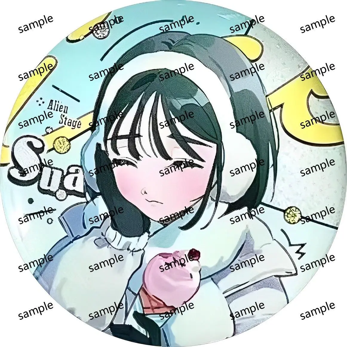 3 шт., брошь в стиле аниме «Чужой сцены Mizi Sua», милый кошелек на булавке, рюкзак, одежда, ювелирные изделия, значок, аксессуары, подарок для друзей