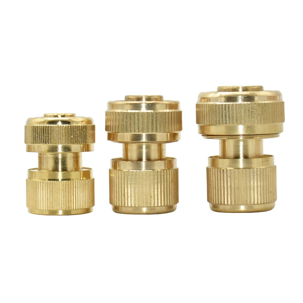 1/2 3/4'' Male Female Thread Brass Hose Quick Connecter Kit Car Wash Garden Irrigation Sprinkler Hose Fitting Coupler
