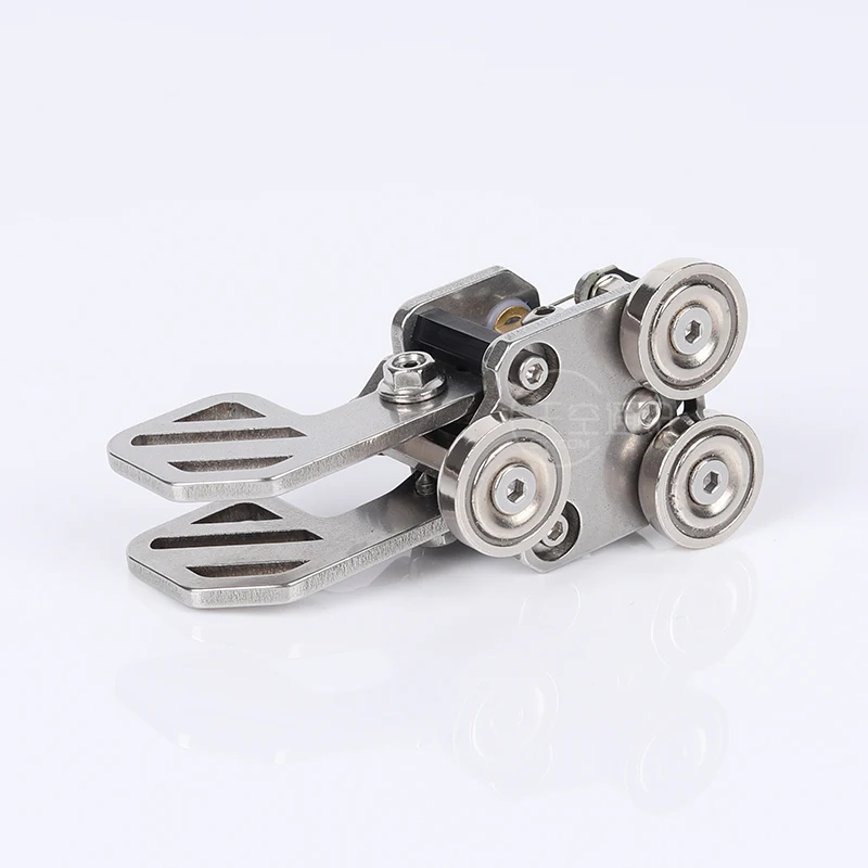 

Stainless Steel Port le HF Shortwave Automatic CW Morse Code Magnetic Amateur Radio Hand Key Morse CW Telegraph